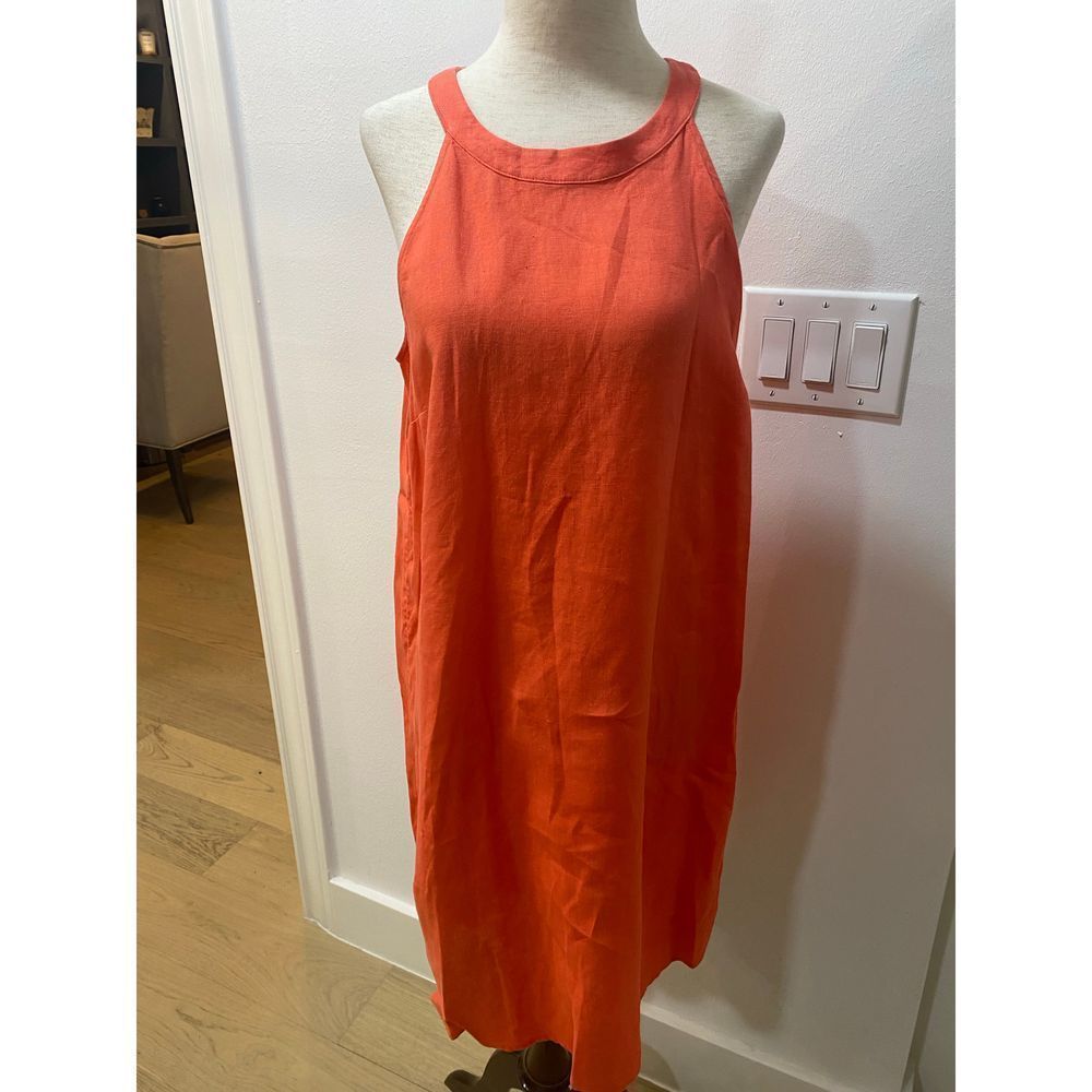 Sigred Olsen orange linen dress